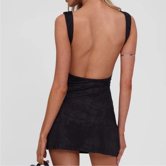 Tiger Mist Charcoal Mini Dress - Picture 5 of 5